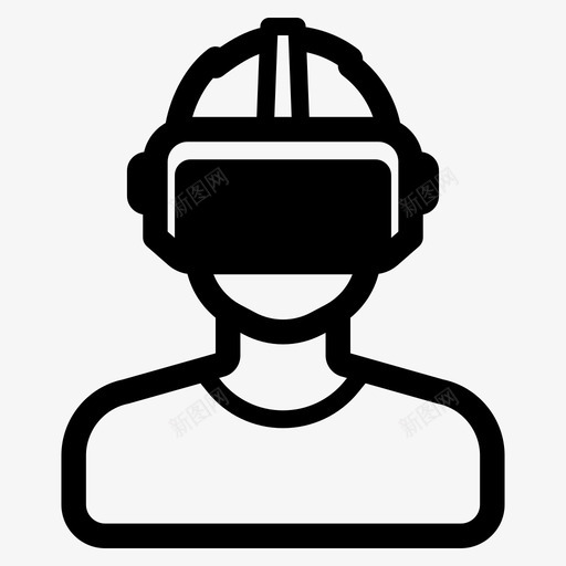 vr护目镜游戏玩家游戏图标svg_新图网 https://ixintu.com pixa vr护目镜 游戏 游戏玩家 现实 眼镜 虚拟