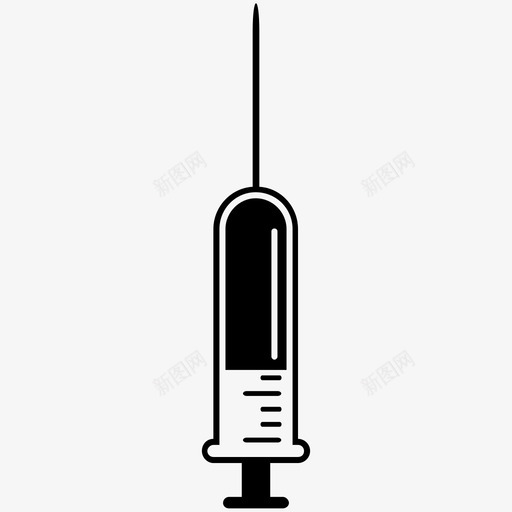 注射药物健康图标svg_新图网 https://ixintu.com 健康 医疗 注射 注射器 药物