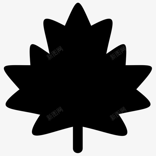 叶天然植物图标svg_新图网 https://ixintu.com 叶 天然 树 植物 花