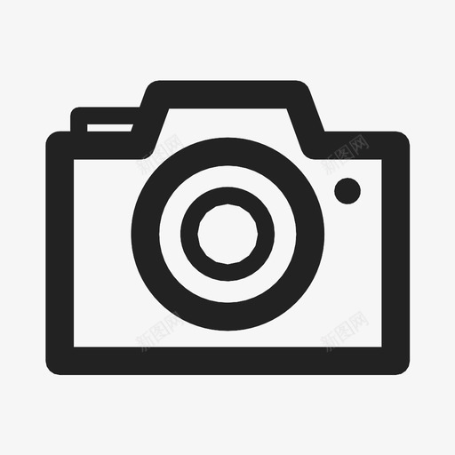 照相机新照片拍照图标svg_新图网 https://ixintu.com 录像 拍照 新照片 照相机