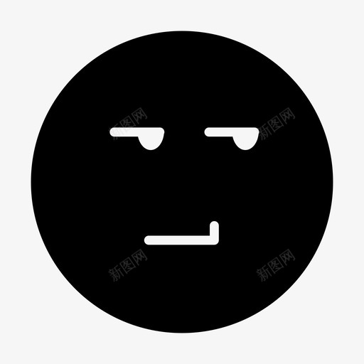 自信表情表情符号图标svg_新图网 https://ixintu.com 情感感受 情感表达 自信 表情 表情符号