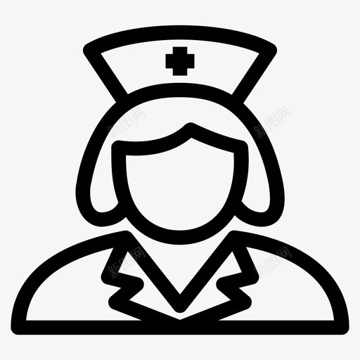 护士化身女护士图标svg_新图网 https://ixintu.com 化身 医疗助理 女护士 护士 护士化身 职业