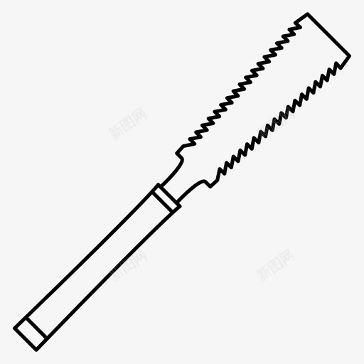 采购产品木工锯木工锯盆景图标svg_新图网 https://ixintu.com 工具 日本园林工具 日语 木工锯 盆景 花园 采购产品木工锯