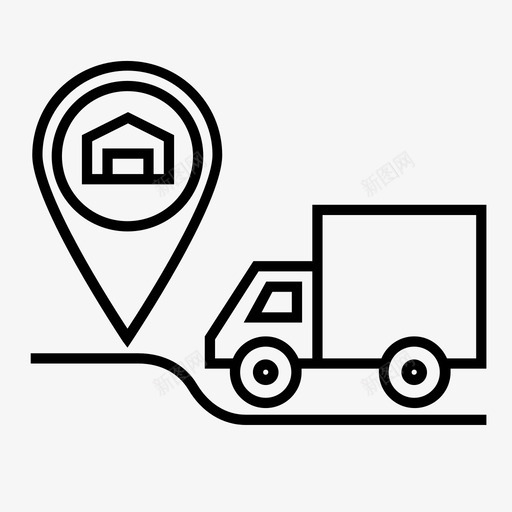 交货交货地点地点指针图标svg_新图网 https://ixintu.com 交货 交货地点 储存地点 地点指针 装运地点