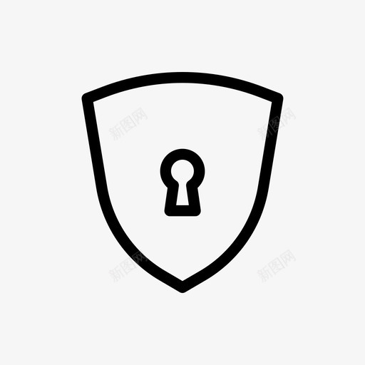 盾牌封锁防御图标svg_新图网 https://ixintu.com 保护 安全 封锁 盾牌 防御