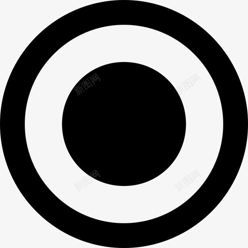 单选按钮录制图标svg_新图网 https://ixintu.com 单选按钮 录制