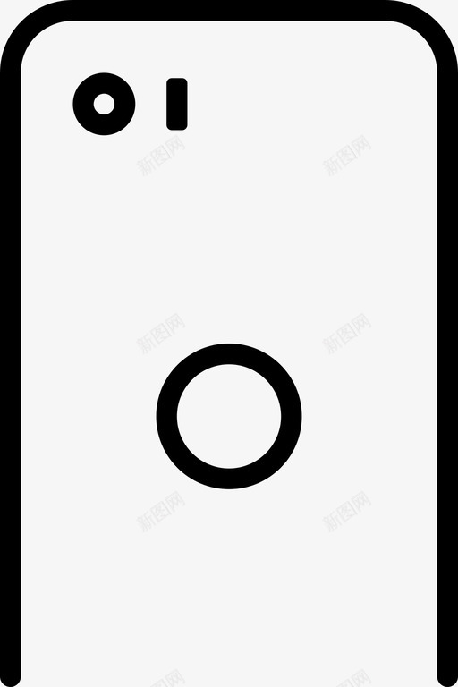 手机背面外壳图标svg_新图网 https://ixintu.com 外壳 手机 数字硬件薄 移动 背面 设备