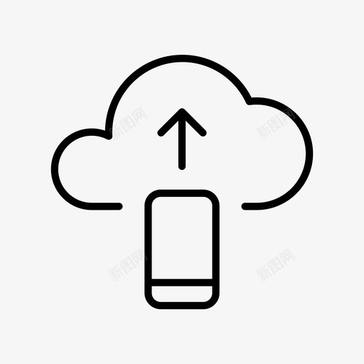导出数据云上传图标svg_新图网 https://ixintu.com 上传 云 导出数据