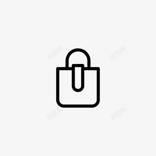 手提包配件小包图标svg_新图网 https://ixintu.com 小包 手提包 配件