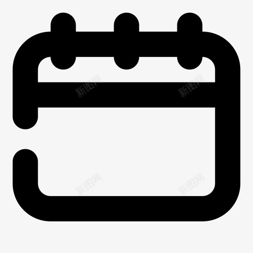 日历活动日图标svg_新图网 https://ixintu.com 周 基本图标 日 日历 活动 生产力