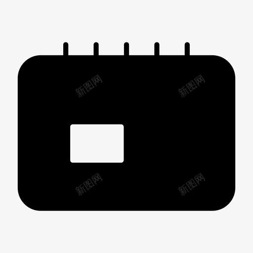 日历管理日期图标svg_新图网 https://ixintu.com 日历 日期 日程表 管理 组织