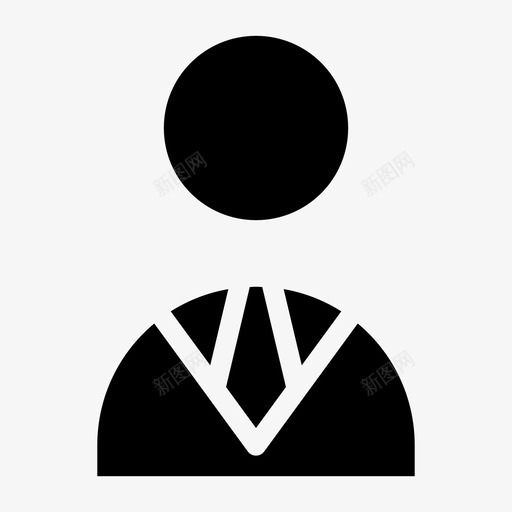 客户商人雇主图标svg_新图网 https://ixintu.com 商人 客户 工人 经理 网络营销 雇主