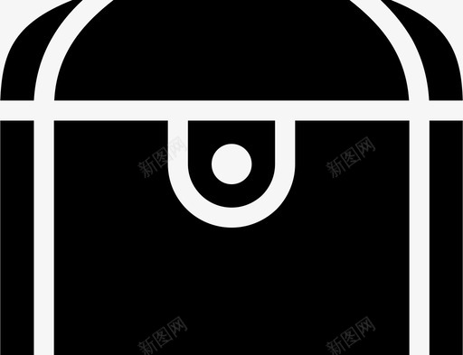 箱子盒子金子图标svg_新图网 https://ixintu.com 宝箱 宝藏 海盗 盒子 箱子 金子