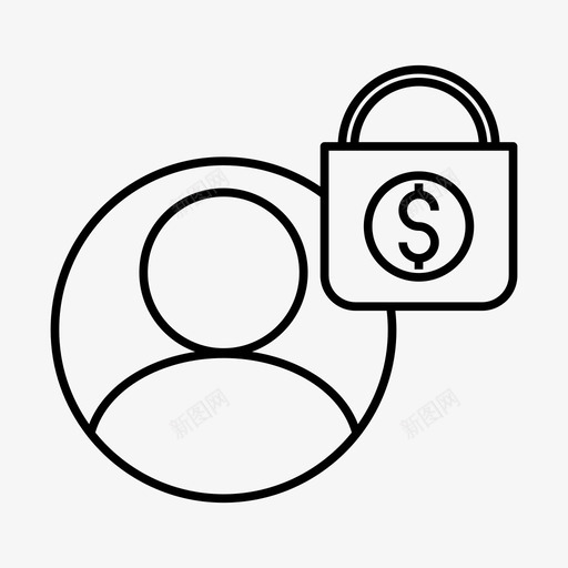 买主买房不动产图标svg_新图网 https://ixintu.com 不动产 买主 买房