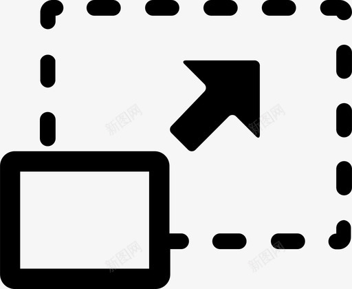 展开全屏更大图标svg_新图网 https://ixintu.com 全屏 展开 更大 杀手用户界面图标