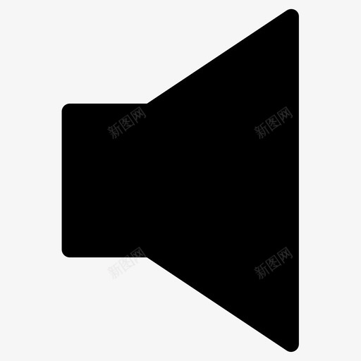 声音音频设备图标svg_新图网 https://ixintu.com 声音 扬声器 设备 音频
