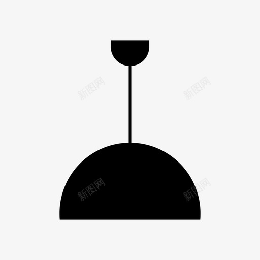吸顶灯吊灯灯具图标svg_新图网 https://ixintu.com 吊灯 吸顶灯 灯具