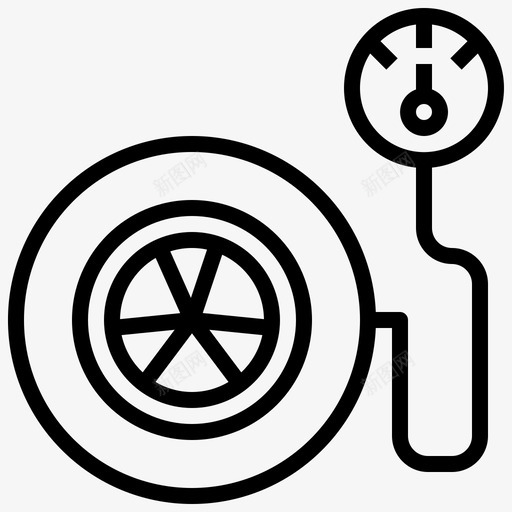 轮胎规格汽车汽车修理图标svg_新图网 https://ixintu.com 检查过 汽车 汽车修理 汽车服务 轮胎规格
