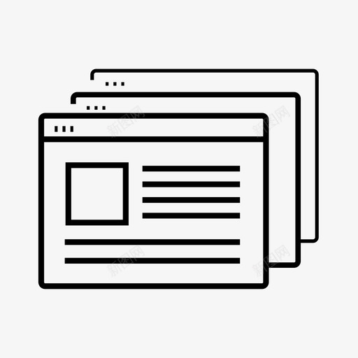 网站模板网页网站布局图标svg_新图网 https://ixintu.com 网站布局 网站模板 网页
