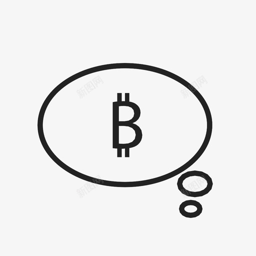 比特币思维加密挖掘货币图标svg_新图网 https://ixintu.com 加密挖掘 思维泡沫 数字化 标准化的日常大纲 比特币思维 深思熟虑 货币