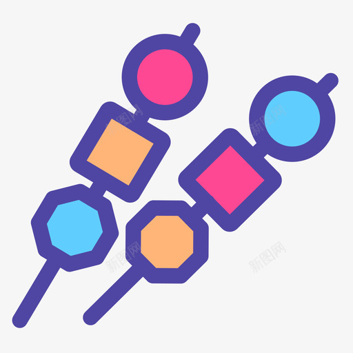 烤串svg_新图网 https://ixintu.com 烤串