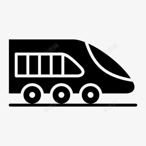 火车地铁轨道图标svg_新图网 https://ixintu.com 地铁 旅行 火车 轨道