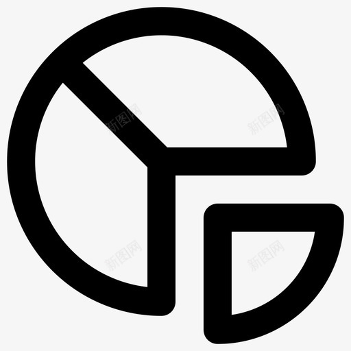 饼图图要素线图标svg_新图网 https://ixintu.com 图 要素线 饼图