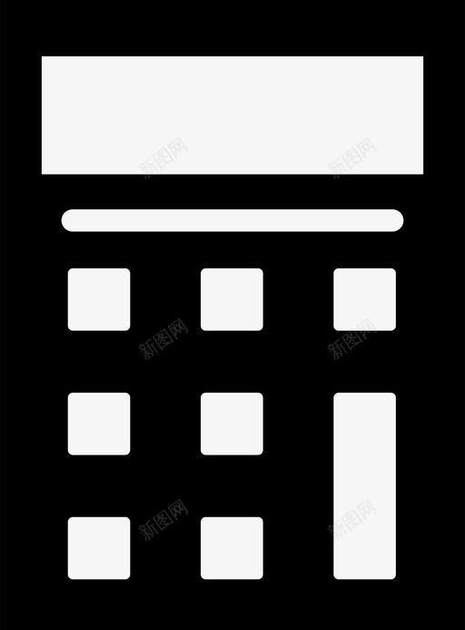 计算器计数数学图标svg_新图网 https://ixintu.com 数学 计数 计算器