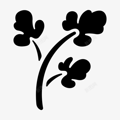 采购产品欧芹调味品烹饪图标svg_新图网 https://ixintu.com 烹饪 蔬菜固体新鲜商品 调味品 调味料 配料 采购产品欧芹