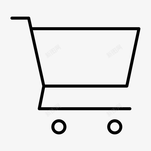 购物车购物篮采购图标svg_新图网 https://ixintu.com 手推车 用户界面 购物篮 购物车 采购