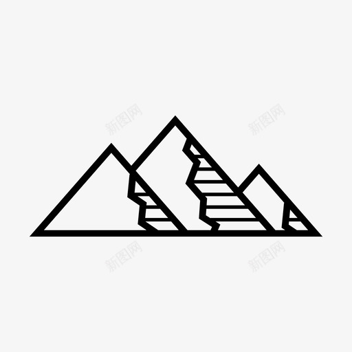山旅行野外图标svg_新图网 https://ixintu.com 山 旅行 野外