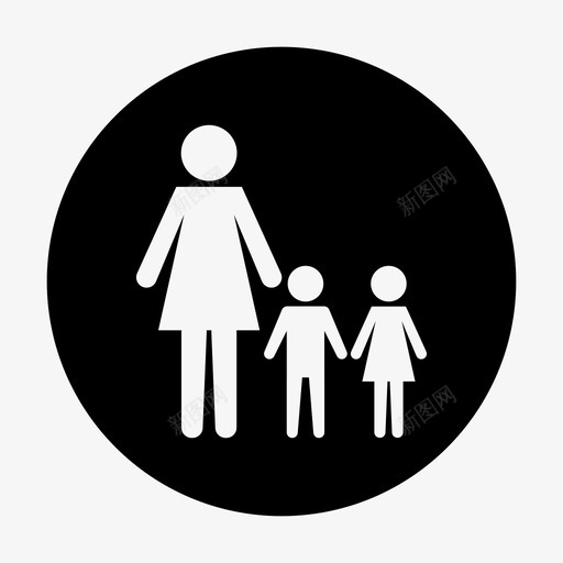 母亲孩子妈妈图标svg_新图网 https://ixintu.com 单亲妈妈 妈妈 孩子 家庭 寡妇 母亲