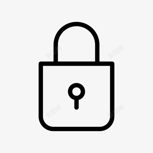 锁定开发私有图标svg_新图网 https://ixintu.com 业务线图标第11卷 保护 安全 开发 私有 锁定