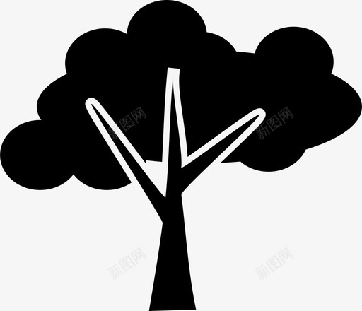 树木植物生态学图标svg_新图网 https://ixintu.com 园林 树木 植物 生态学 自然