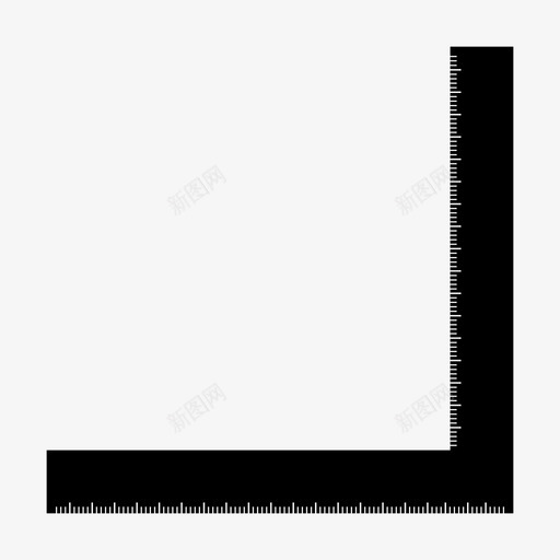 直尺准确测量图标svg_新图网 https://ixintu.com 准确 工具 测量 直 直尺