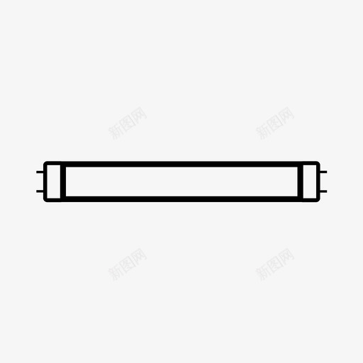 荧光灯灯泡照明图标svg_新图网 https://ixintu.com 插头 灯 灯泡 照明 荧光灯