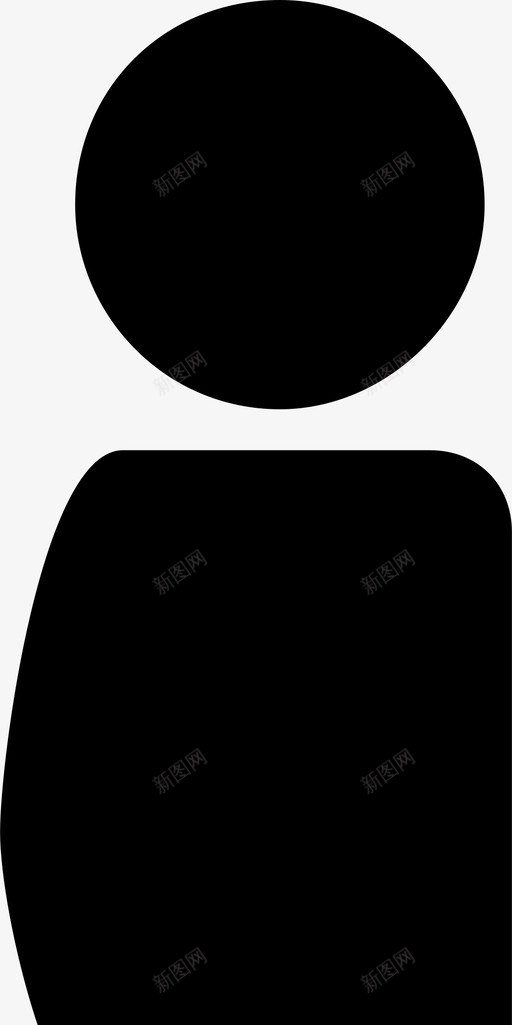 人侧面单身图标svg_新图网 https://ixintu.com 人 侧面 单身