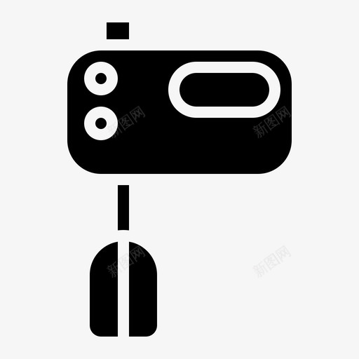 搅拌机烘焙烹饪图标svg_新图网 https://ixintu.com 厨房 厨房用具 手工搅拌机 搅拌机 烘焙 烹饪