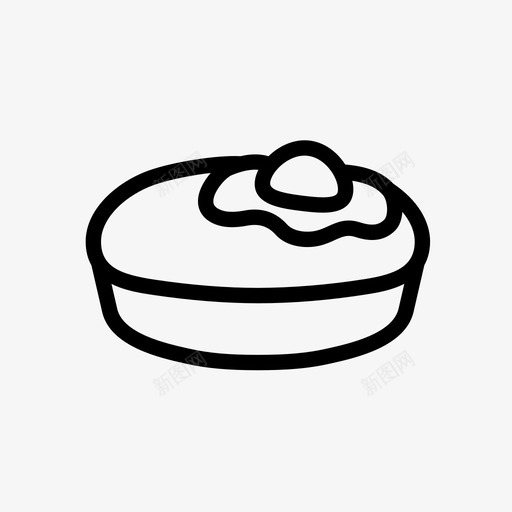鸡蛋面包韩国食品街头食品图标svg_新图网 https://ixintu.com 街头食品 韩国食品 鸡蛋面包