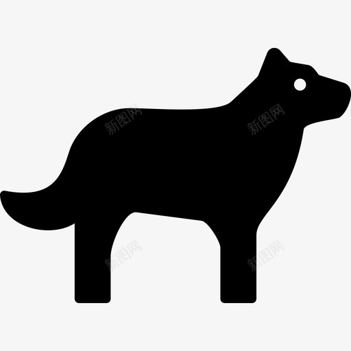 狗动物家养图标svg_新图网 https://ixintu.com 动物 宠物 家养 狗 猎犬