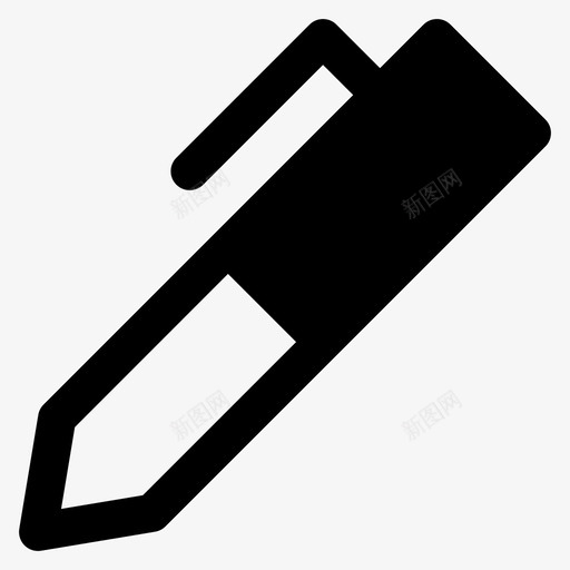 笔笔记脚本图标svg_新图网 https://ixintu.com 书写 字形基本2 文具 笔 笔记 脚本