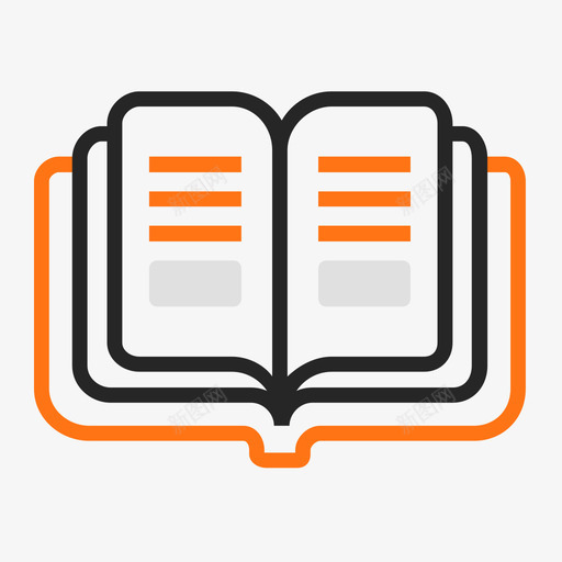 线描色彩-书svg_新图网 https://ixintu.com 线描色彩-书 25