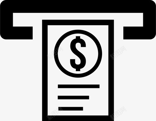 atm美元机器图标svg_新图网 https://ixintu.com atm 取款 机器 美元