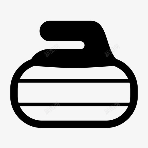 冰壶邦斯皮尔奥运会图标svg_新图网 https://ixintu.com 冰壶 奥运会 摇滚 石头 邦斯皮尔