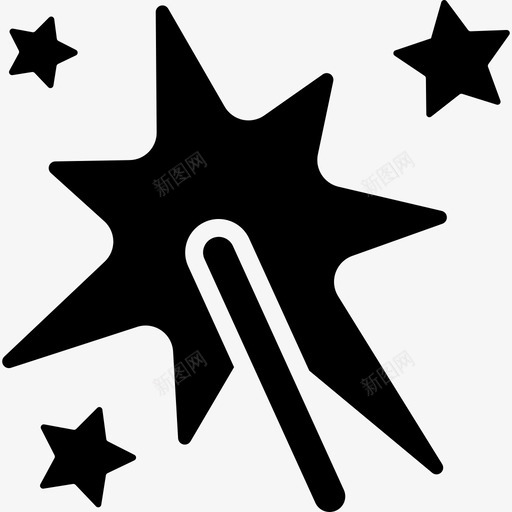 魔术生日派对图标svg_新图网 https://ixintu.com 生日派对 魔术