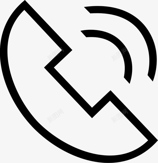 电话商务电话通讯图标svg_新图网 https://ixintu.com 商务电话 电话 联系 谈话 通讯