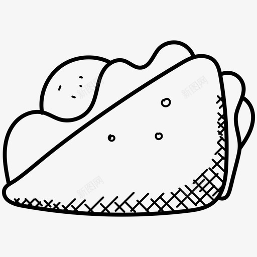 三明治俱乐部三明治快餐图标svg_新图网 https://ixintu.com 三明治 俱乐部三明治 快餐 食品和饮料涂鸦图标 餐
