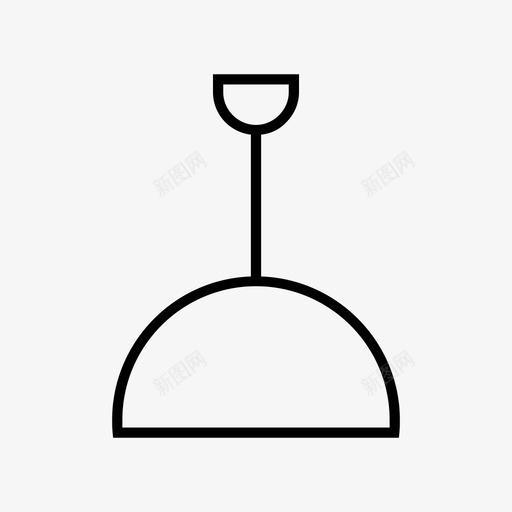 吸顶灯灯具图标svg_新图网 https://ixintu.com 吸顶灯 灯具