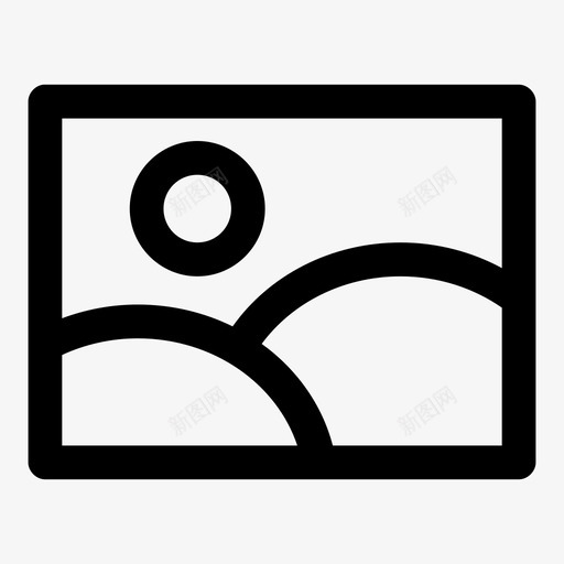 画廊拼贴图像图标svg_新图网 https://ixintu.com 图像 图片 基本粗体 拼贴 摄影 照片 画廊
