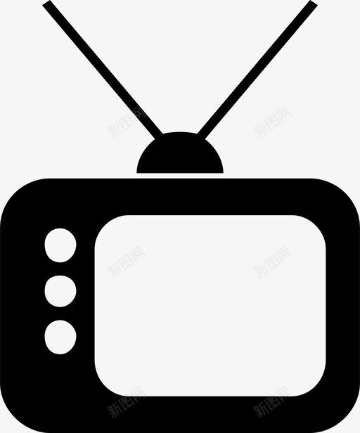 电视电脑设备图标svg_新图网 https://ixintu.com 电脑 电视 观看 设备